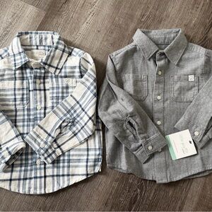 NWT- Little Planet by Carter’s, Boy’s 24month flannels with front pockets